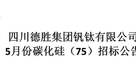 2020年度5月份碳化硅（75）采购